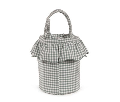 Bolso Bucket Praliné Vichy Matcha