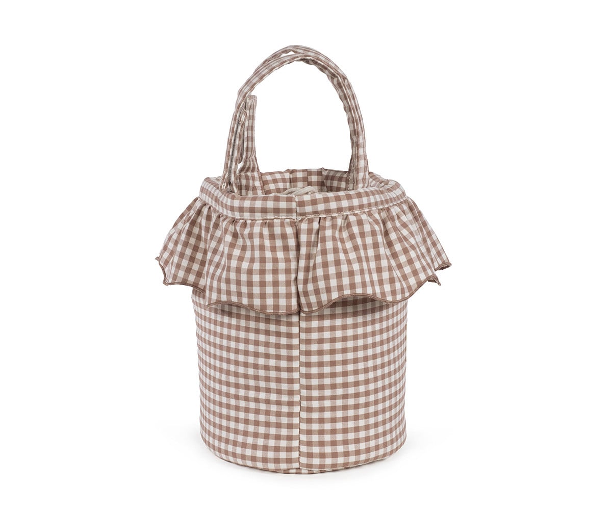 Sac Bucket Praliné Vichy Moka