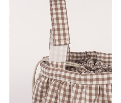 Sac Bucket Praliné Vichy Moka