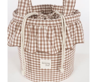 Sac Bucket Praliné Vichy Moka