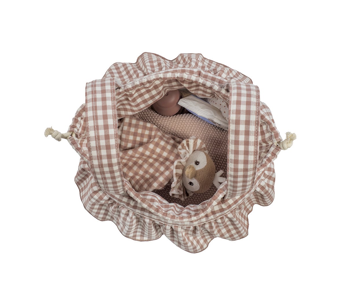 Sac Bucket Praliné Vichy Moka