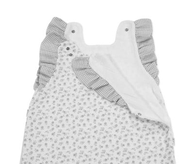 Saco de dormir Verão Little Bloom Grey Flower