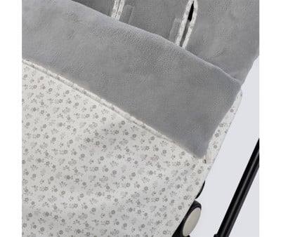 Saco carrinho de inverno Little Bloom Grey Flower