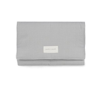 Cambiador Little Bloom Vichy Gris