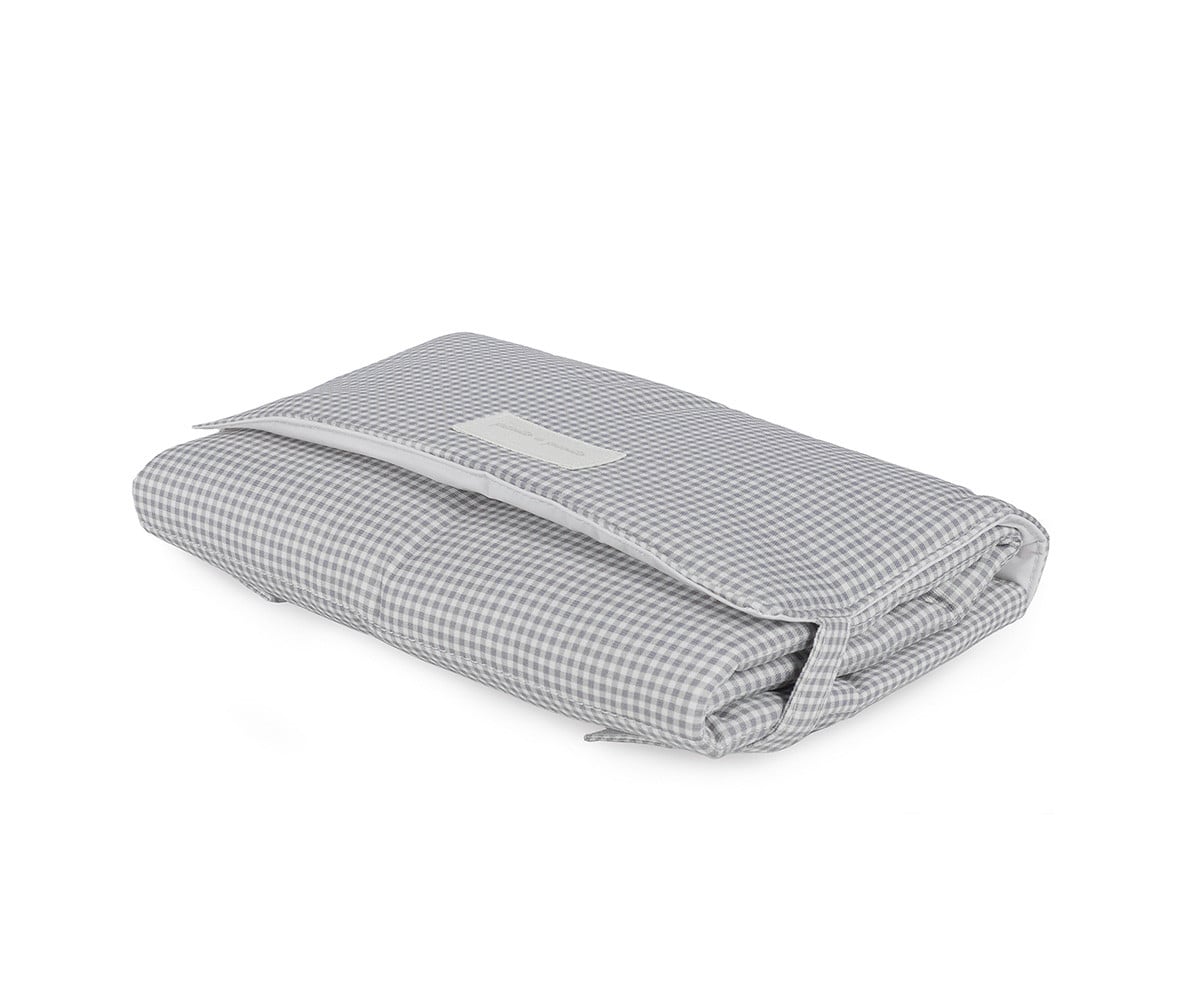 Bolsa Muda Fralda Little Bloom Vichy Grey