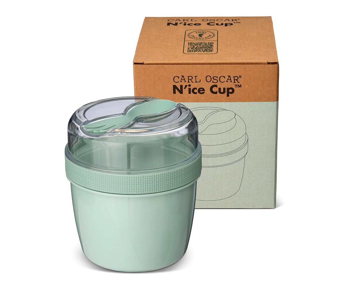 Lancheira Sn'ice Cup com disco de Refrigeração Green