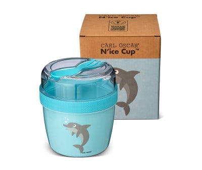 Boîte à Lunch Snack N'Ice Cup avec Bloc Réfrigérant Blue Dolphin