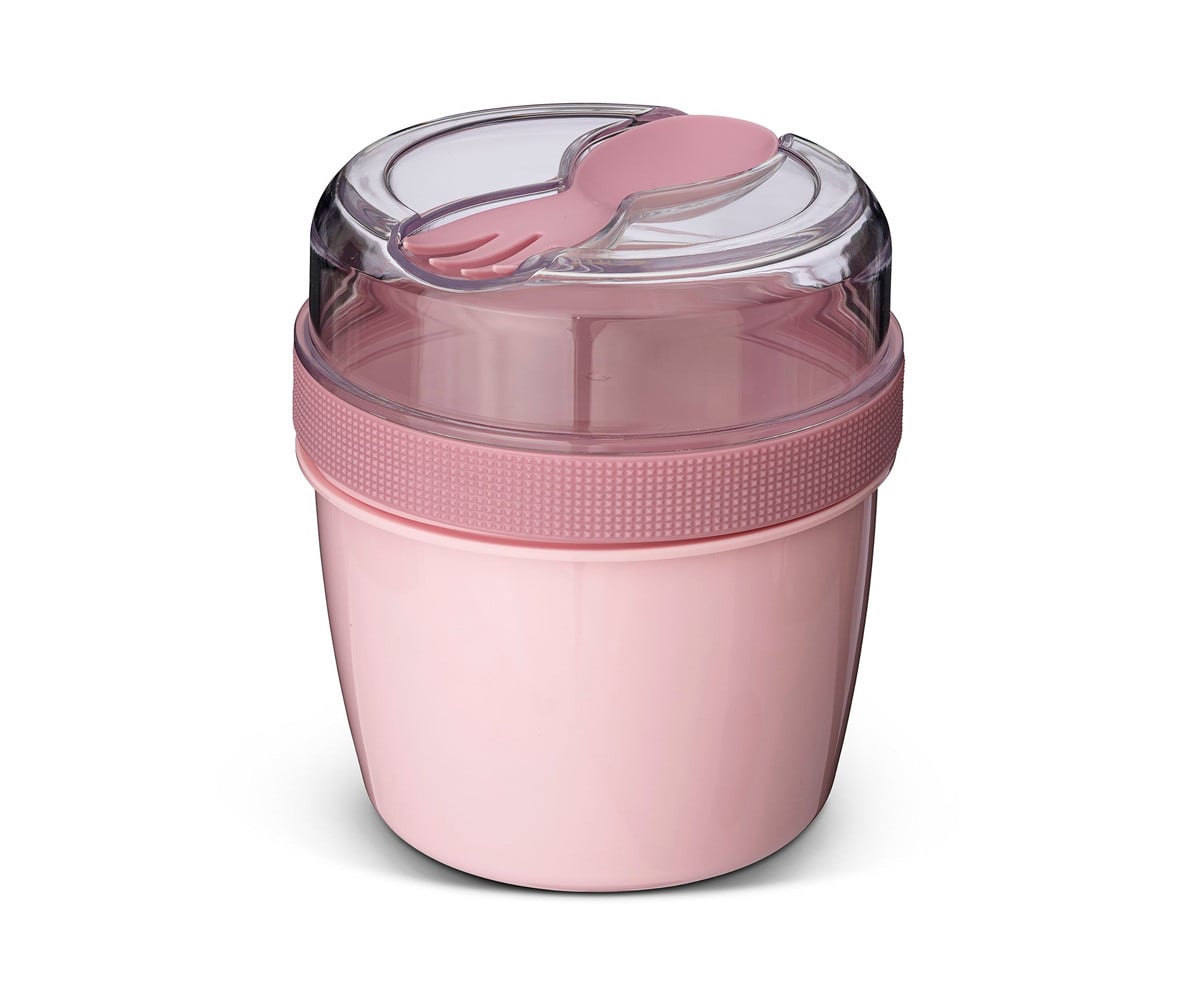 Lancheira Sn'ice Cup com disco de Refrigeração Pink