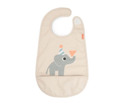 Babero con Velcro Celebration Sand