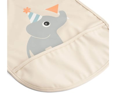 Babero con Velcro Celebration Sand