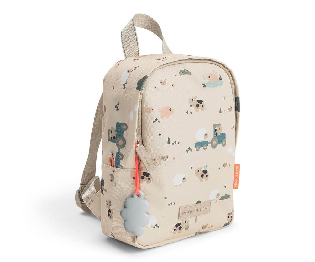 Zainetto Piccolo Tiny Farm Sand Personalizzabile
