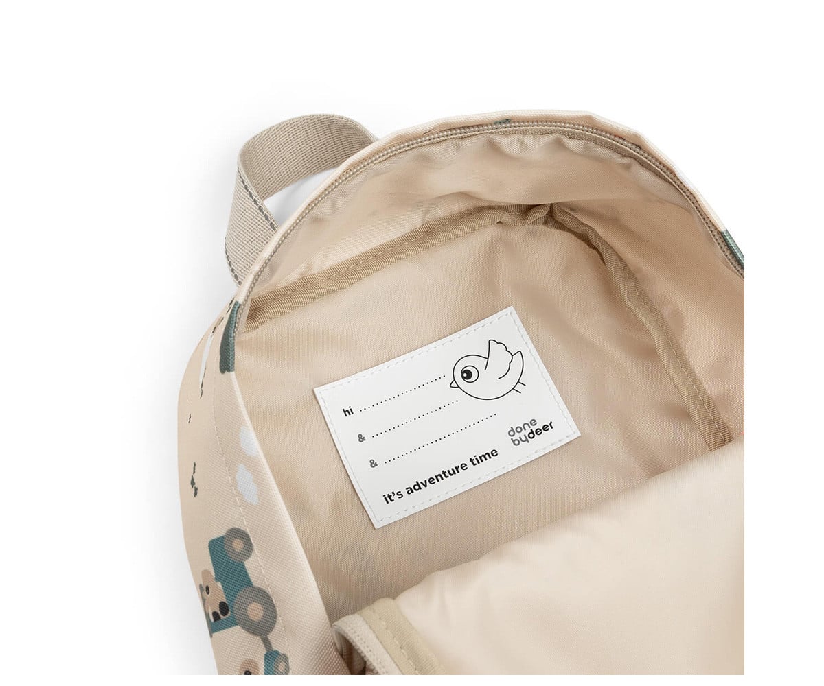 Zainetto Piccolo Tiny Farm Sand Personalizzabile