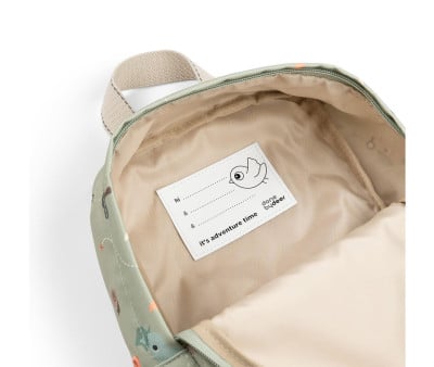 Mochila Infantil Tiny Trails Green Personalizable