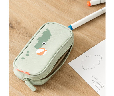 Estuche Escolar Playground Green
