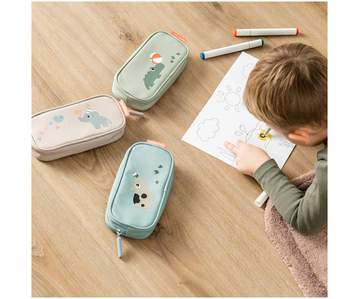 Estuche Escolar Playground Green