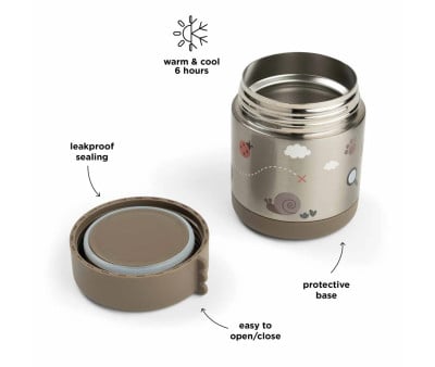Thermos Pappa Tiny Trails Sand 300 ml