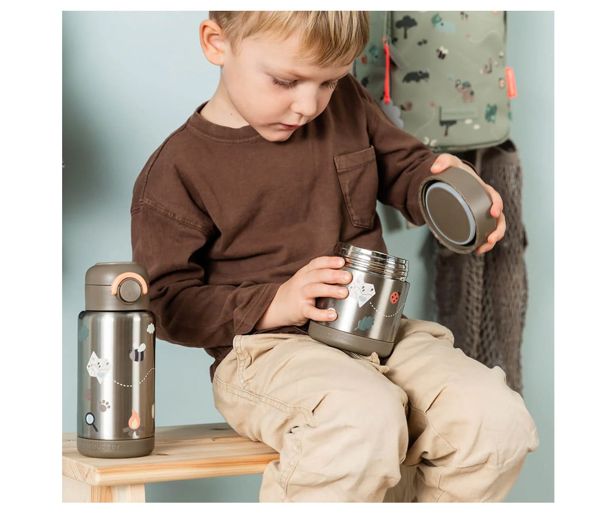Thermos Pappa Tiny Trails Sand 300 ml