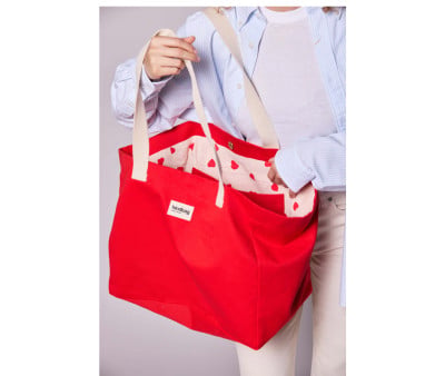 Bolsa Tote Claude Carmine Love
