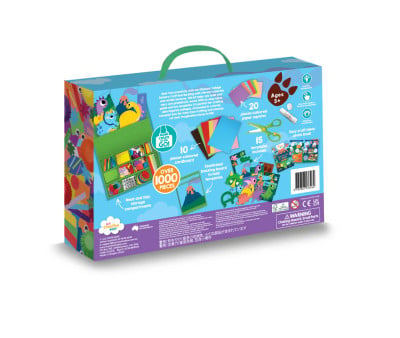 Caja de Actividades Sensoriales con Collage Dinosaur