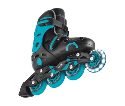 Pattini in Linea Go Lights Aqua T.34-37