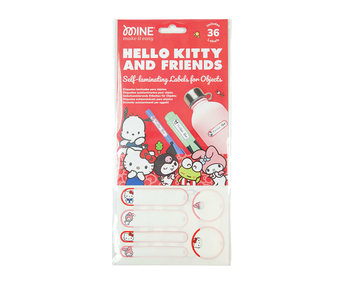 Etichette Adesive Laminate per Oggetti Mine Hello Kitty And Friends