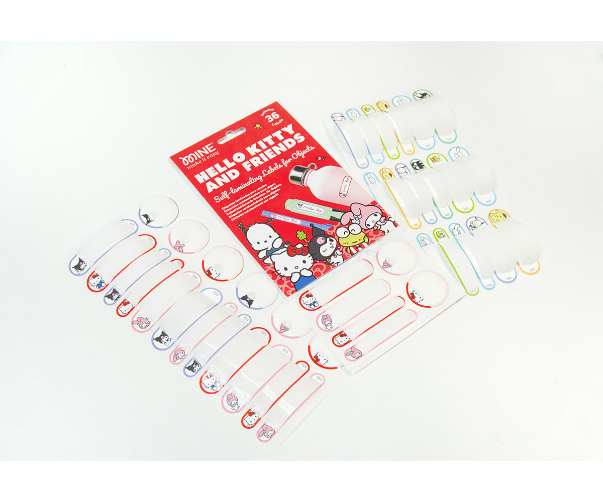 Etichette Adesive Laminate per Oggetti Mine Hello Kitty And Friends