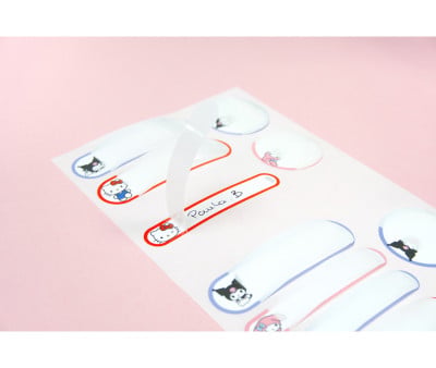Etichette Adesive Laminate per Oggetti Mine Hello Kitty And Friends