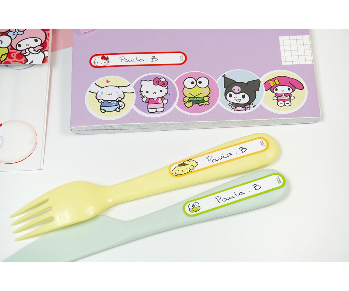 Etichette Adesive Laminate per Oggetti Mine Hello Kitty And Friends