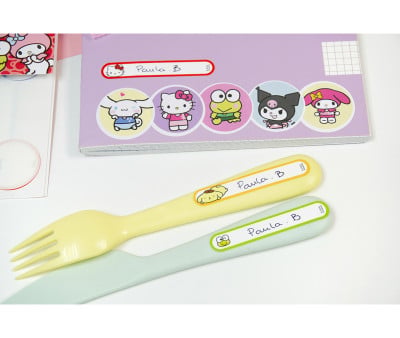 Etichette Adesive Laminate per Oggetti Mine Hello Kitty And Friends