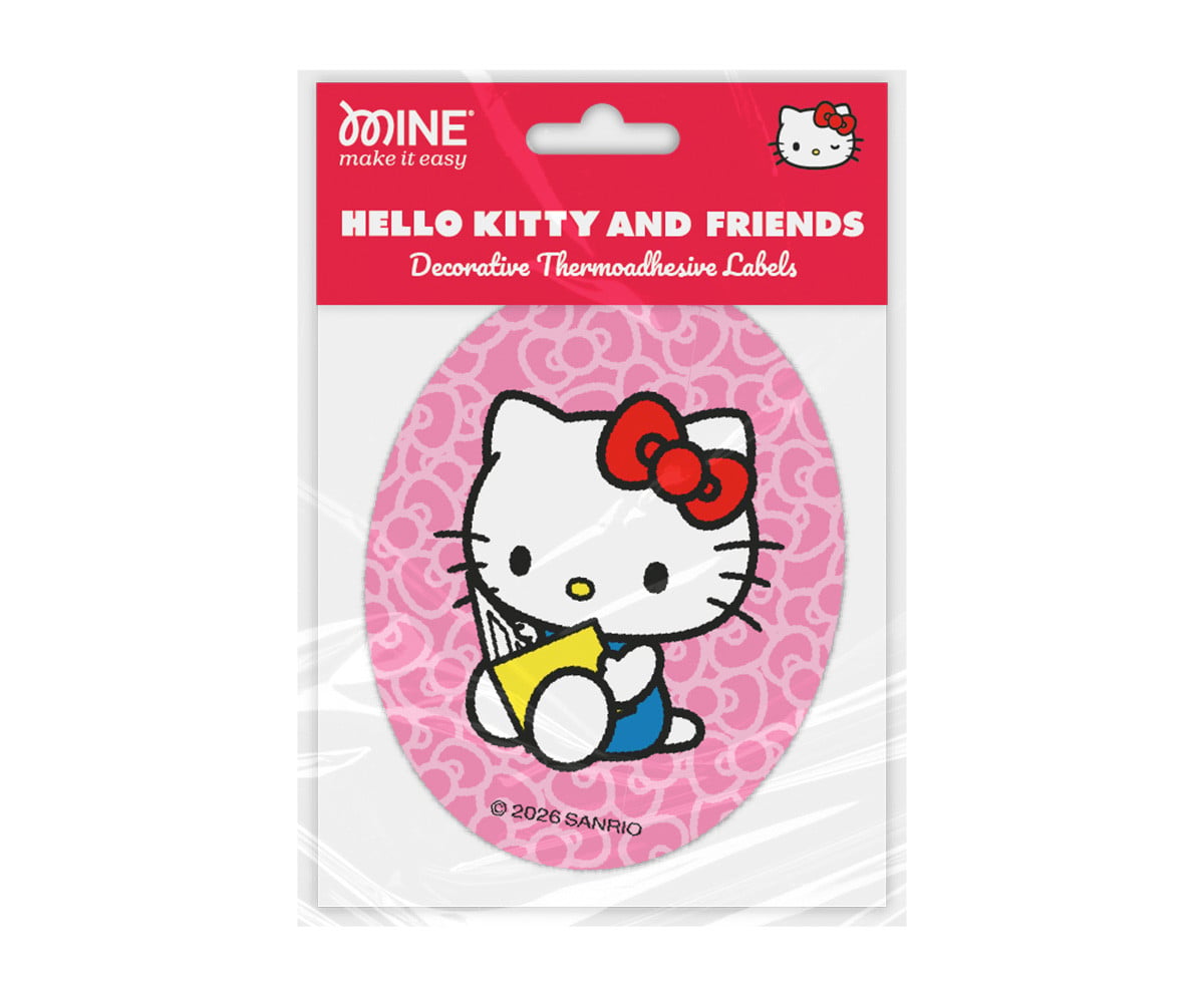 Toppa Termoadesiva Ovale Hello Kitty and Friends Fiocchi