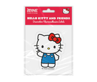 Parche Infantil para Planchar Hello kitty and Friends Saludo