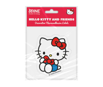 Parche Infantil para Planchar Hello kitty and Friends Sentada