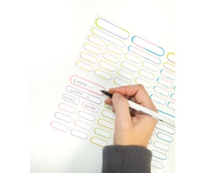 60 Iron-on Labels for Clothes MINE