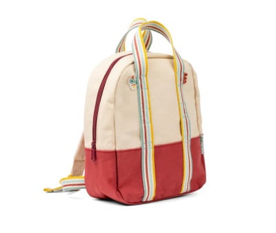Mochila infantil bege âmbar 