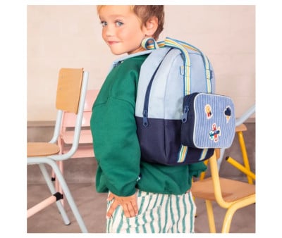 Mochila Infantil Azul Océano