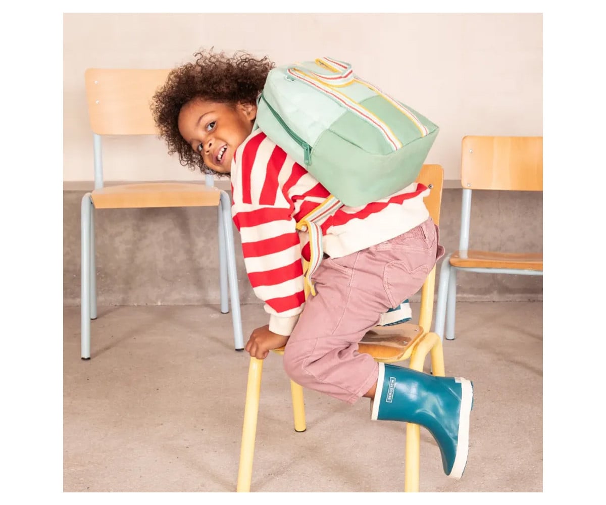 Mochila Infantil Verde Manzana