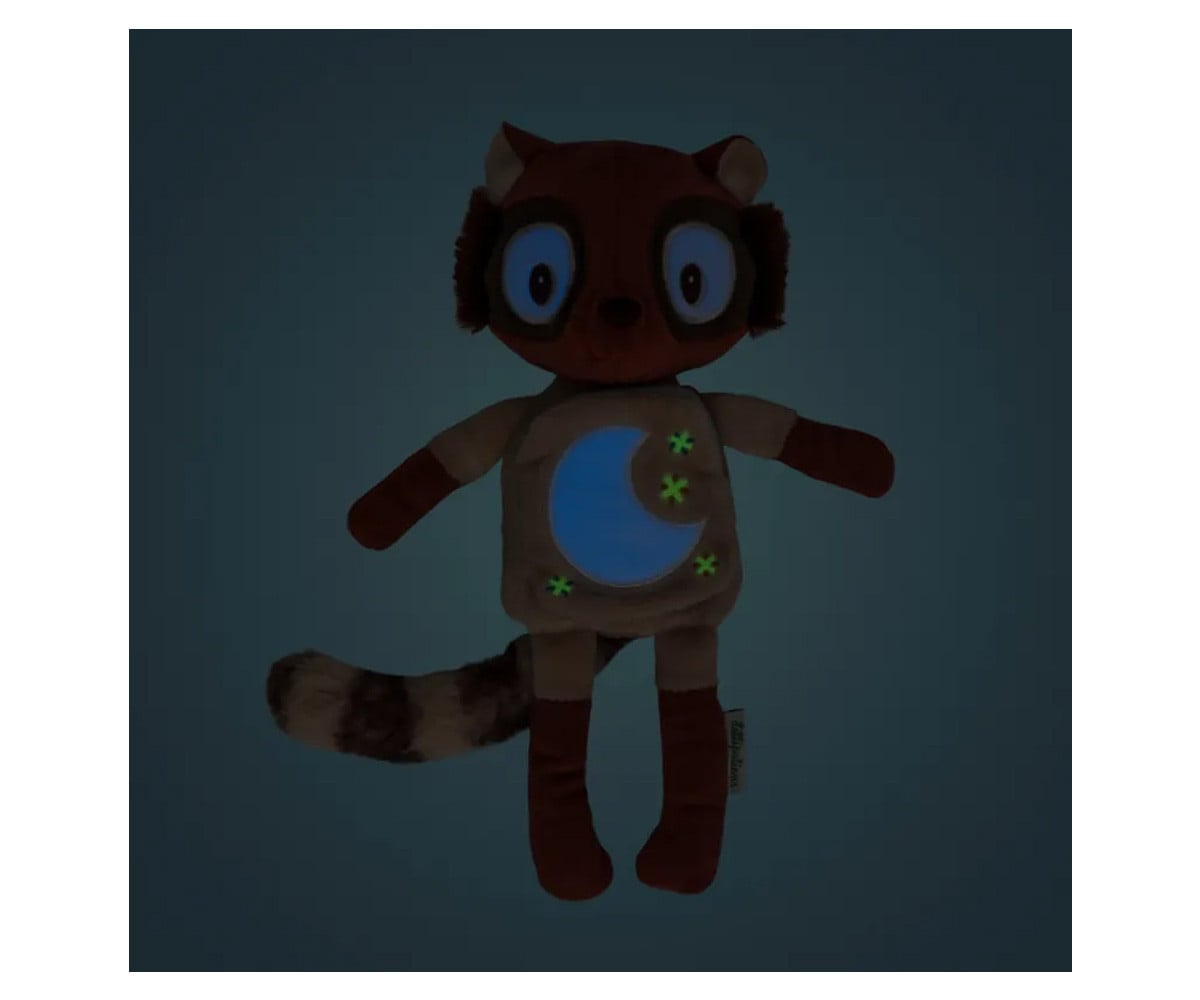 Peluche Fosforescente con LIbro Elvis Lemure