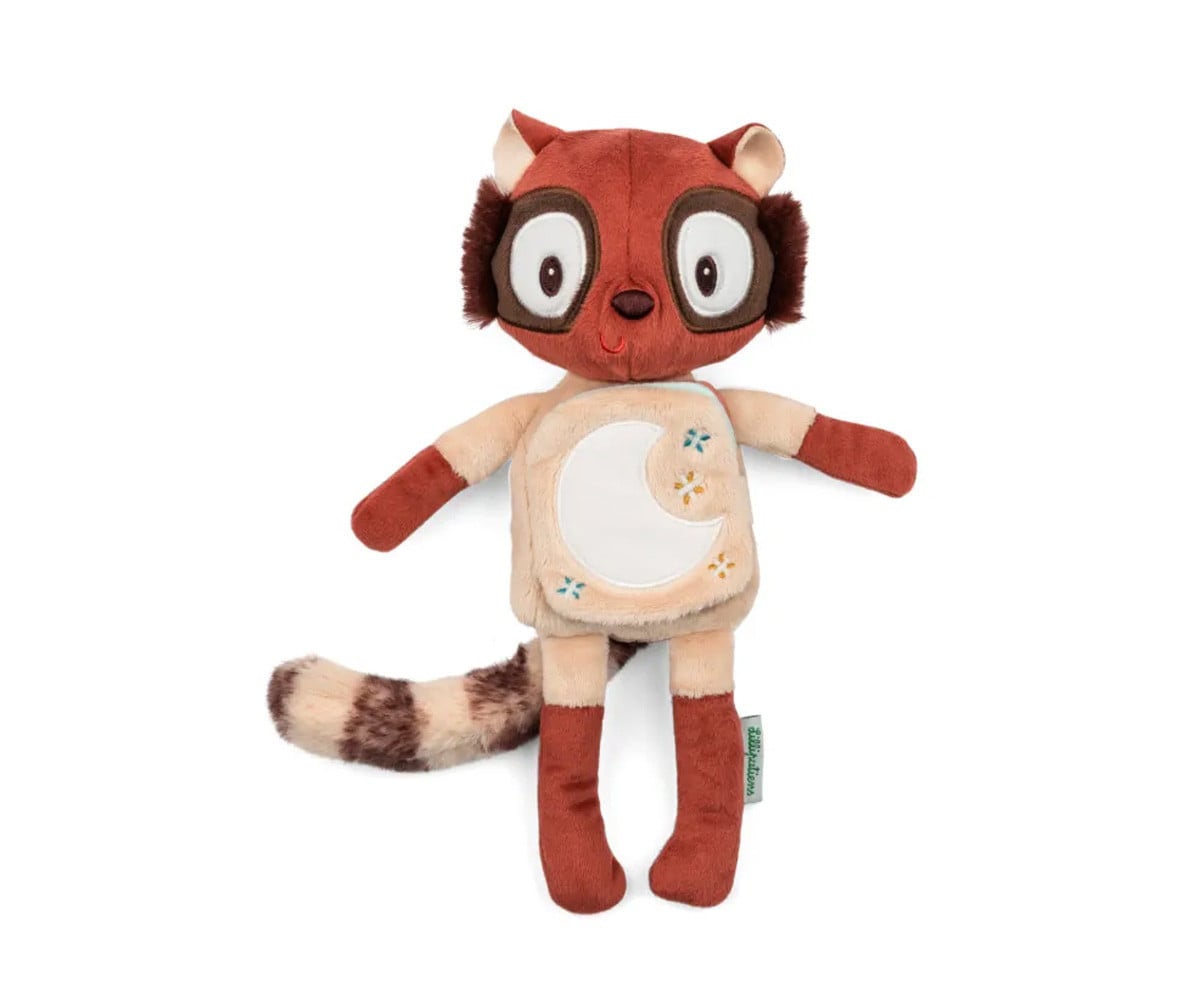 Peluche Fosforescente con LIbro Elvis Lemure