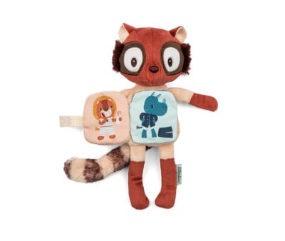 Peluche Fosforescente con LIbro Elvis Lemure