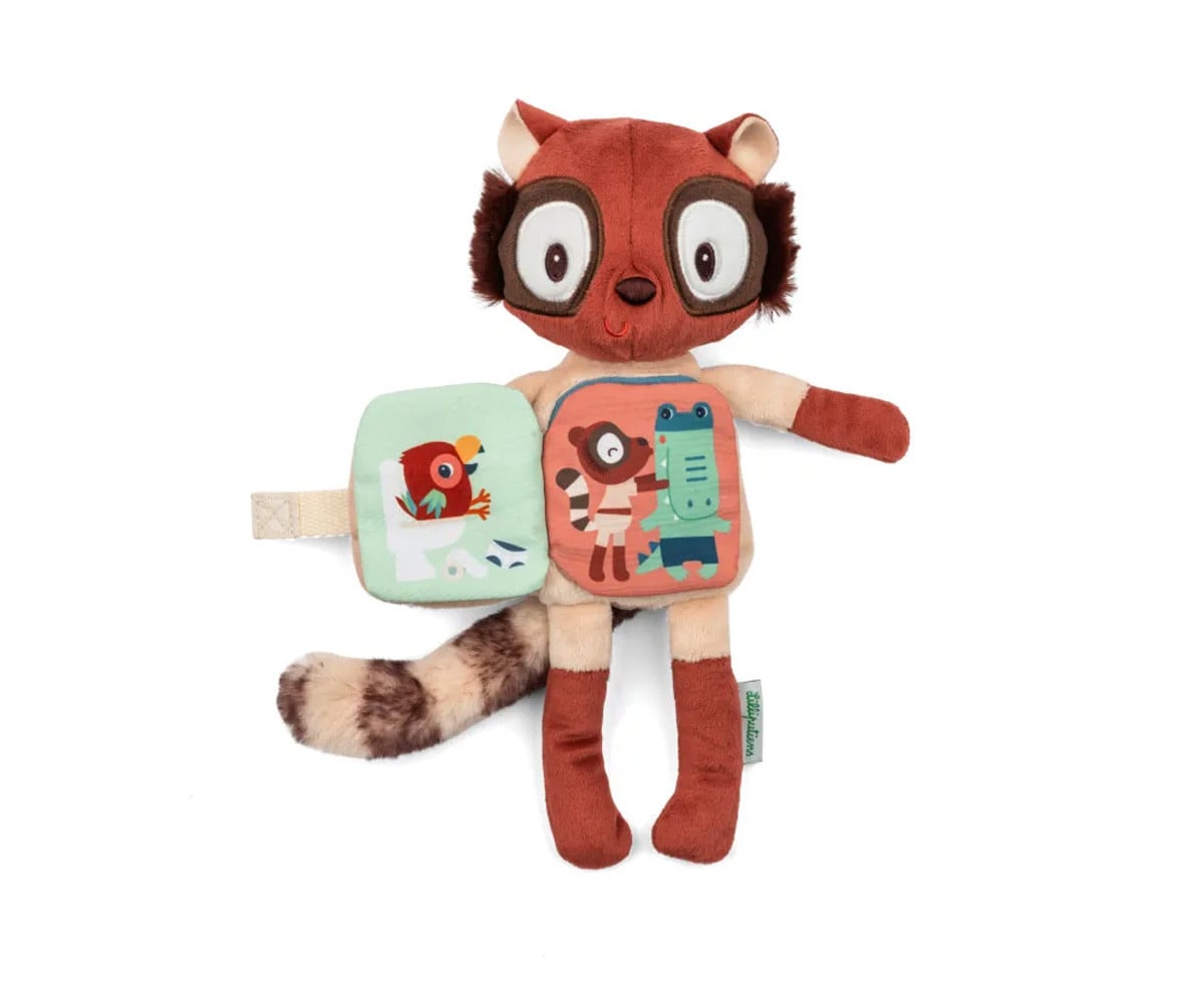 Peluche Fosforescente con LIbro Elvis Lemure