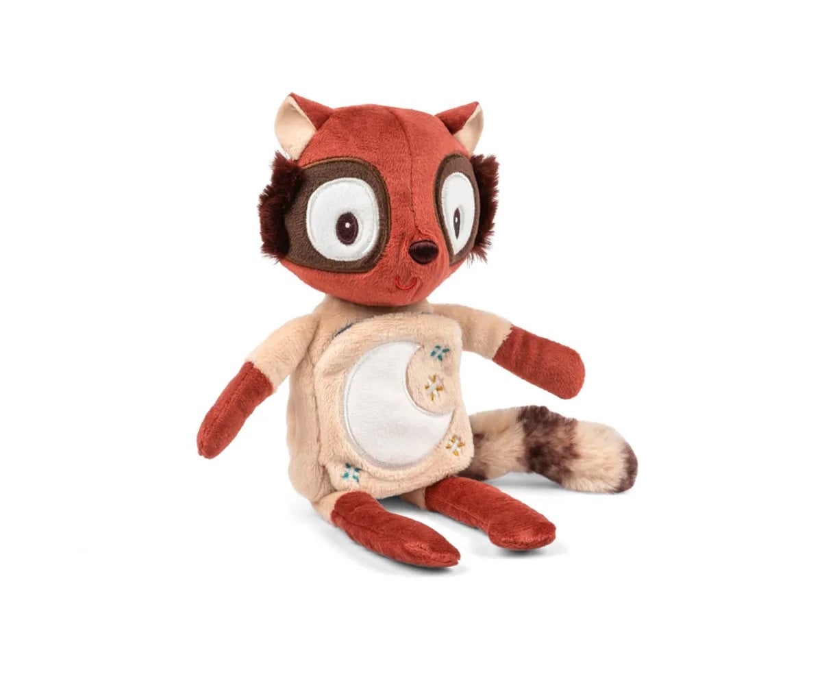 Peluche Fosforescente con LIbro Elvis Lemure