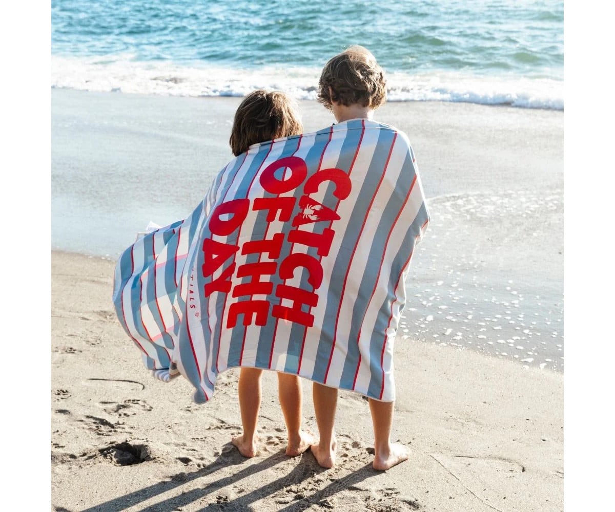 Large Microfiber Towel Catch of the Day Customizable