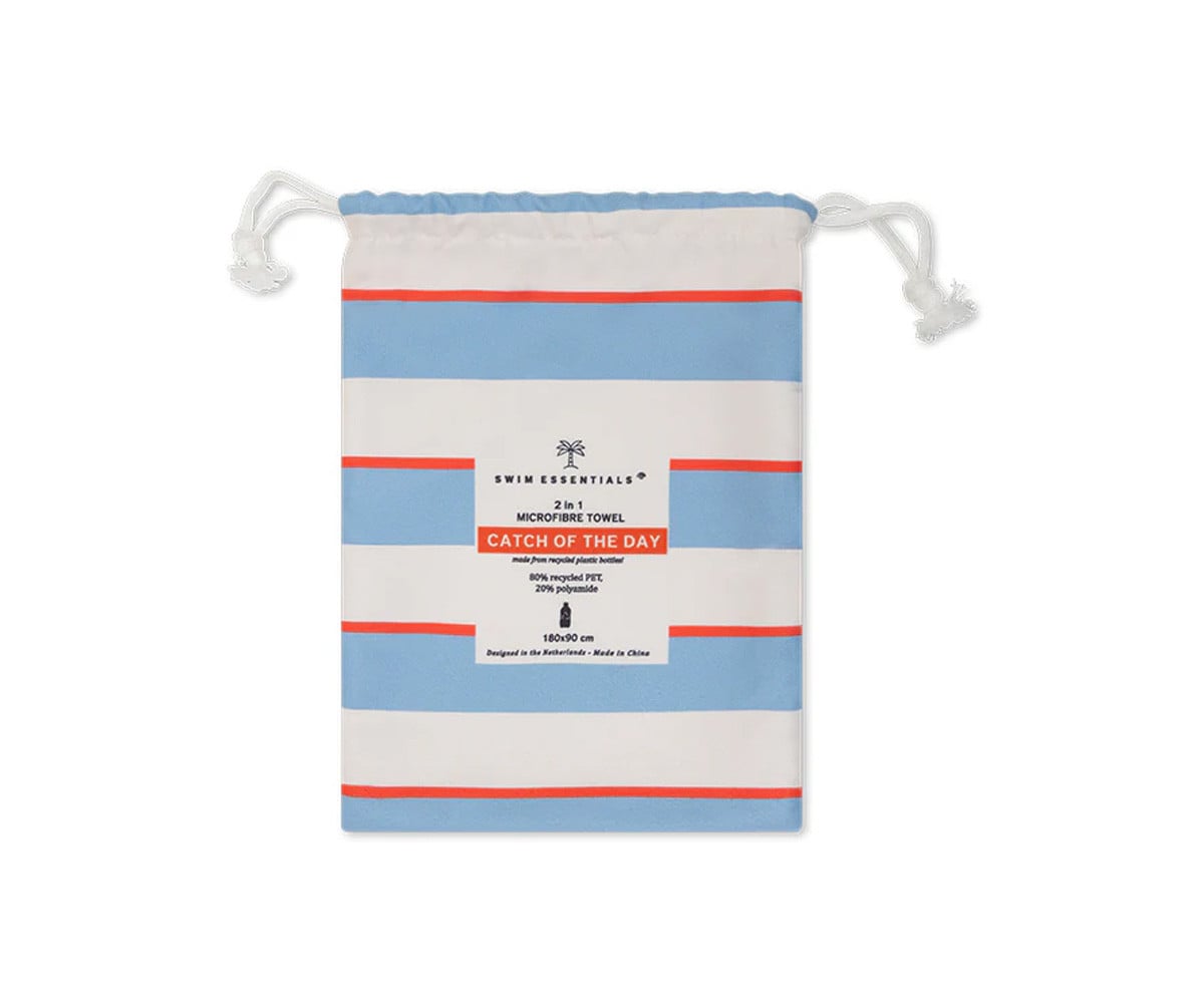 Large Microfiber Towel Catch of the Day Customizable