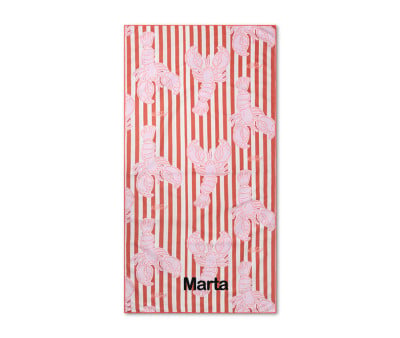 Microfiber Towel Large Customizable Lobster