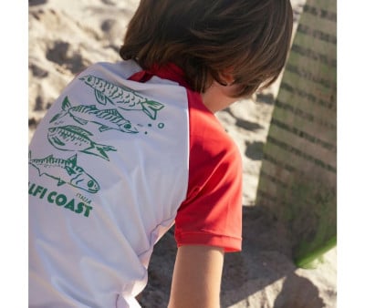 Camiseta Protección Solar Catch of the Day Red