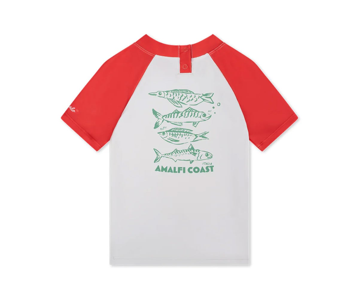 Camiseta Protección Solar Catch of the Day Red