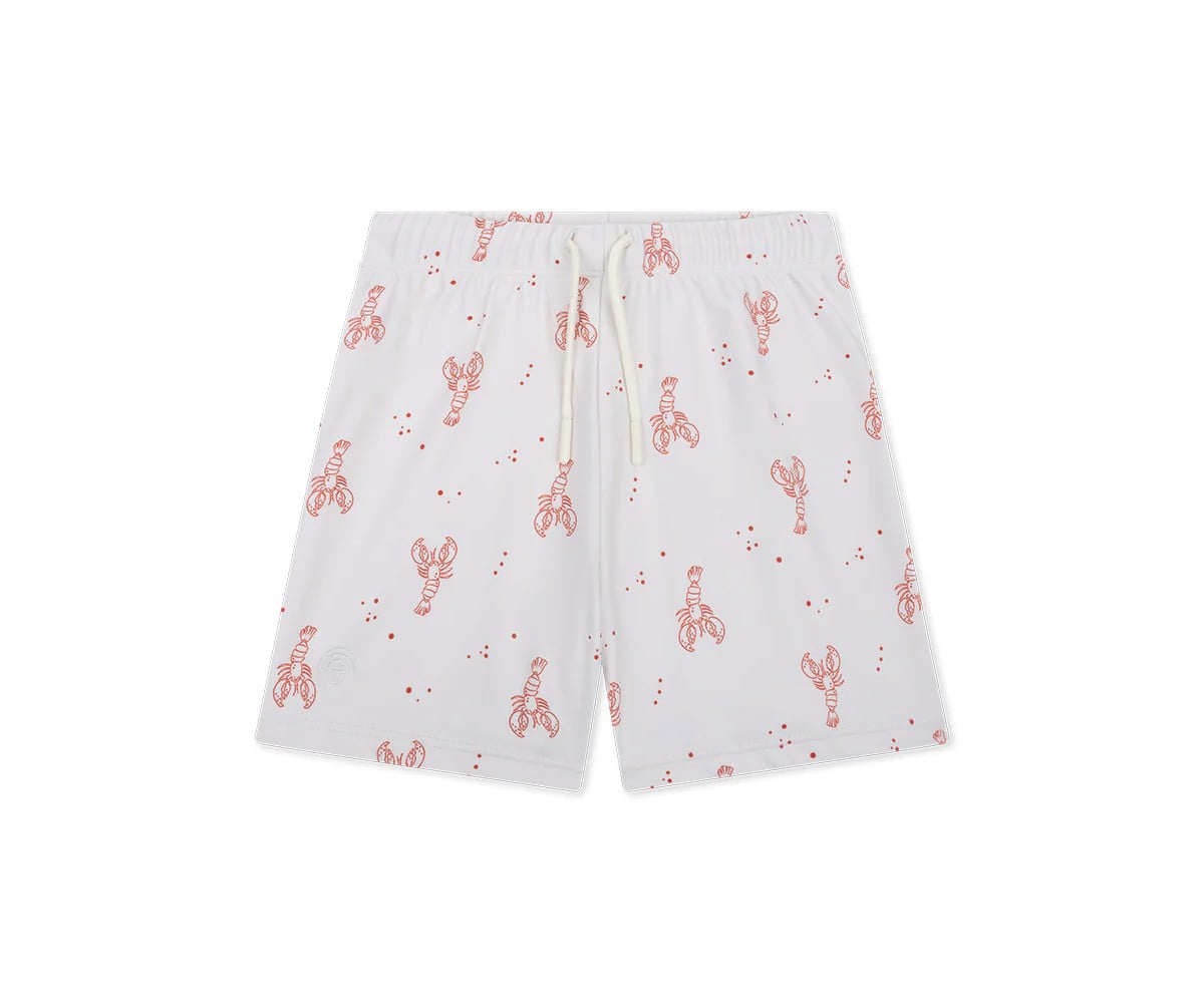 Bañador Short Little Lobster Beige/Red