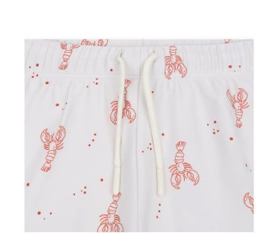 Bañador Short Little Lobster Beige/Red