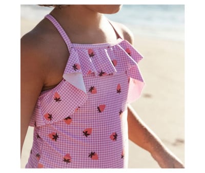 Costume da Bagno Incrociato Strawberry Fields
