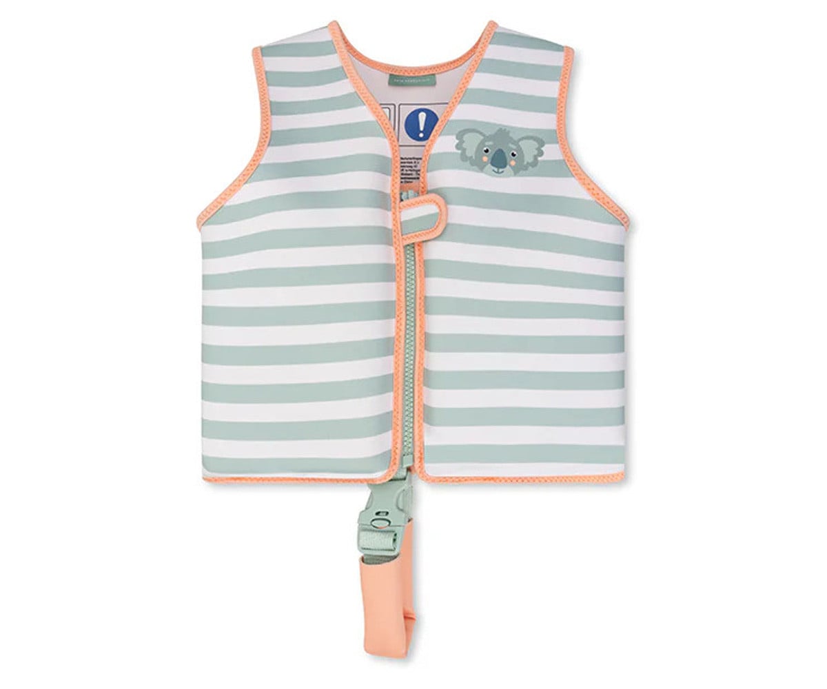 Floating Jacket  Stripes Green/White 3-6 years